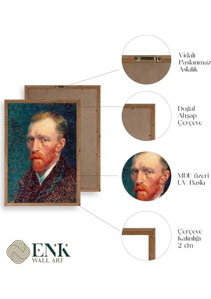 Van Gogh Ahşap Çerçeveli Tablo fırsatları