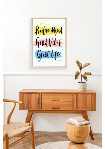 Motto Ahşap Çerçeveli Tablo modelleri