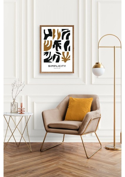 Soyut Poster Ahşap Çerçeveli Tablo modelleri