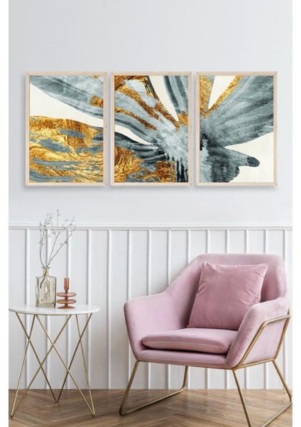 Soyut Ahşap Çerçeveli Tablo modelleri