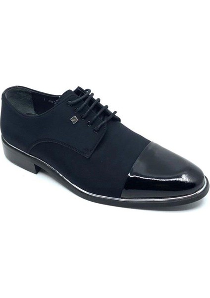 Bağcıklı Siyah Rugan Saten Erkek Klasik Ayakkabı 8026 430 505 indirimleri