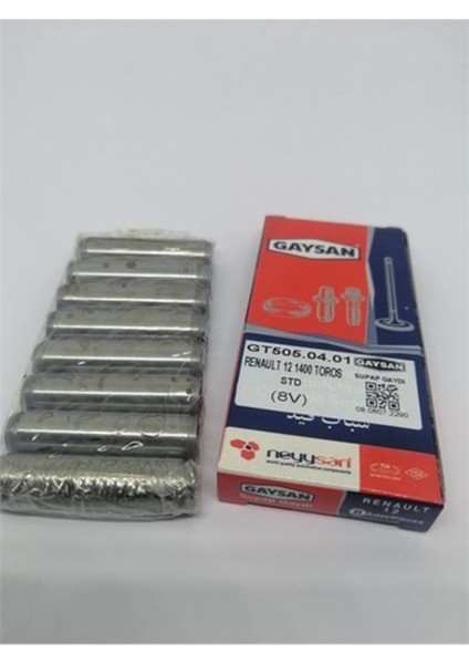 Renault 12 Toros Sw 1.4 Renault 9 1.4 Uyumlu Subap Gaydı 8 Adet Takım