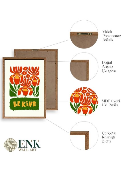 Motto Ahşap Çerçeveli Tablo fırsatları