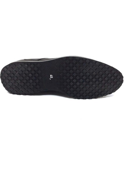 Bağcıksız Siyah Hakiki Deri Günlük Ayakkabı 8566 46 fırsatları