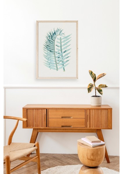 Yapraklar Ahşap Çerçeveli Tablo modelleri