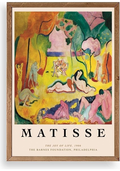 Matisse Ahşap Çerçeveli Tablo