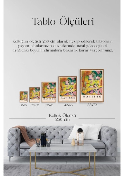 Matisse Ahşap Çerçeveli Tablo indirimleri