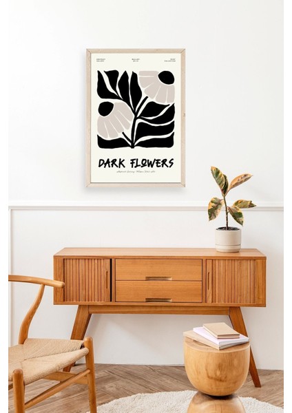 Çiçek Ahşap Çerçeveli Tablo modelleri