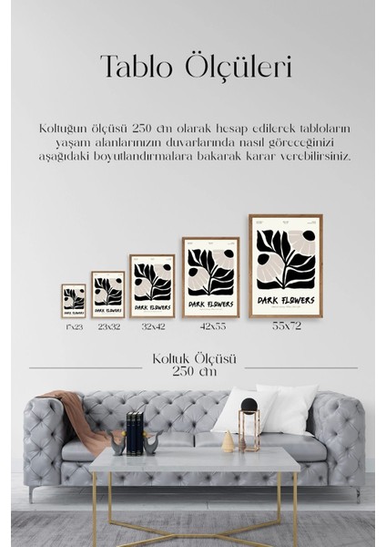 Çiçek Ahşap Çerçeveli Tablo indirimleri