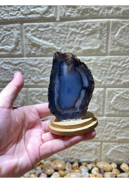 Agat Doğaltaş Stantlı Ürün