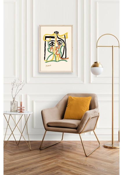 Tete De Femme Ahşap Çerçeveli Tablo fiyatları