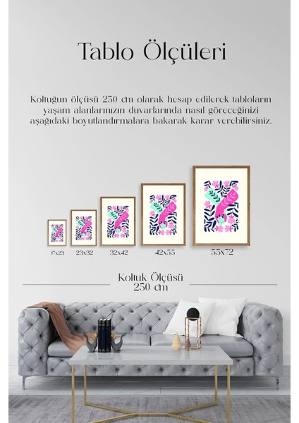 Soyut Ahşap Çerçeveli Tablo indirimleri