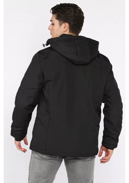 Kapüşonlu Fermuarlı Erkek Mont P-00018589 modelleri