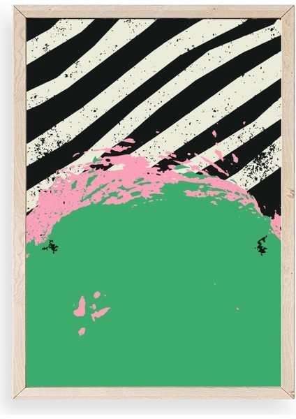 Modern Ahşap Çerçeveli Tablo