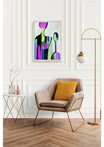 Soyut Ahşap Çerçeveli Tablo fiyatları