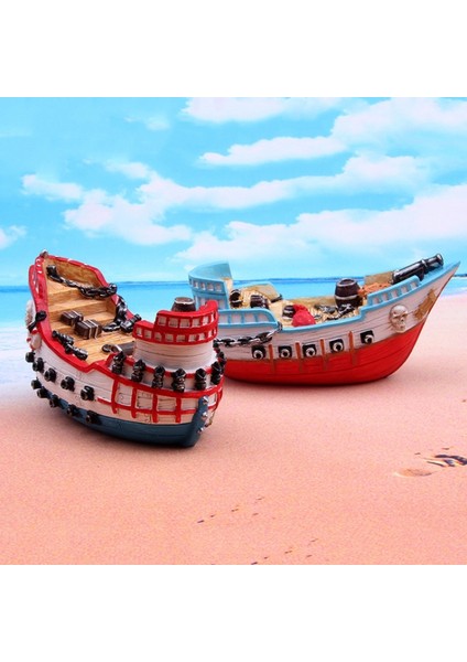Korsan Teknesi 14 cm Hediyelik Dekoratif Süs indirimleri