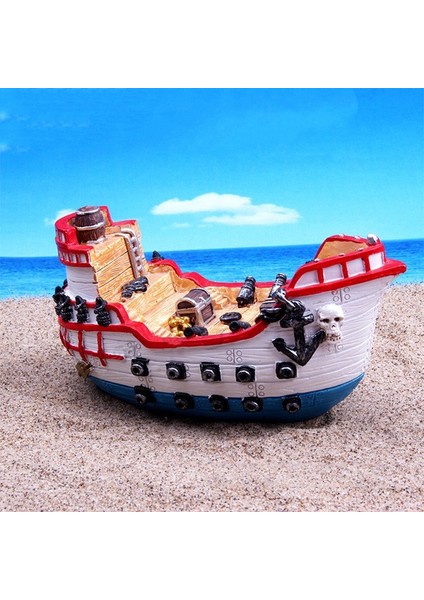 Korsan Teknesi 14 cm Hediyelik Dekoratif Süs