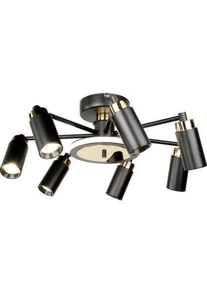 Linz Ledli 7 .li Avize Siyah modelleri