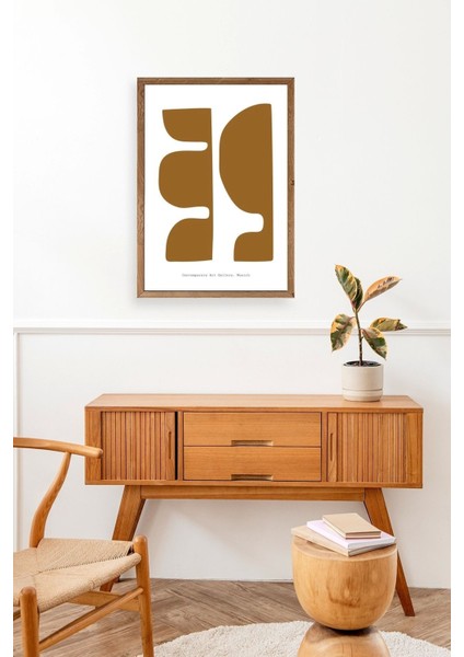 Soyut Ahşap Çerçeveli Tablo fiyatları