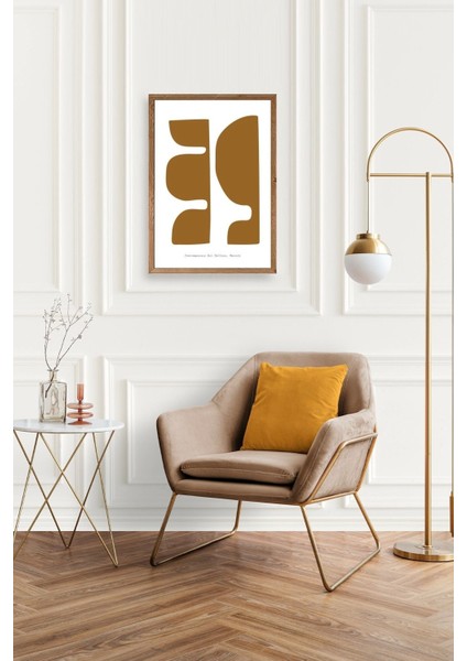 Soyut Ahşap Çerçeveli Tablo modelleri