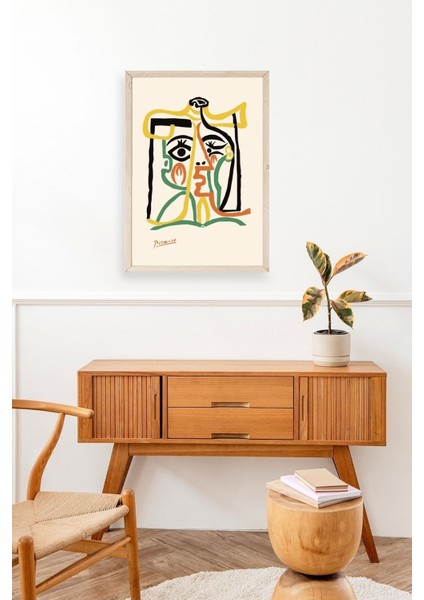 Tete De Femme Ahşap Çerçeveli Tablo modelleri