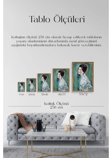 Gustav Klimt Ahşap Çerçeveli Tablo indirimleri