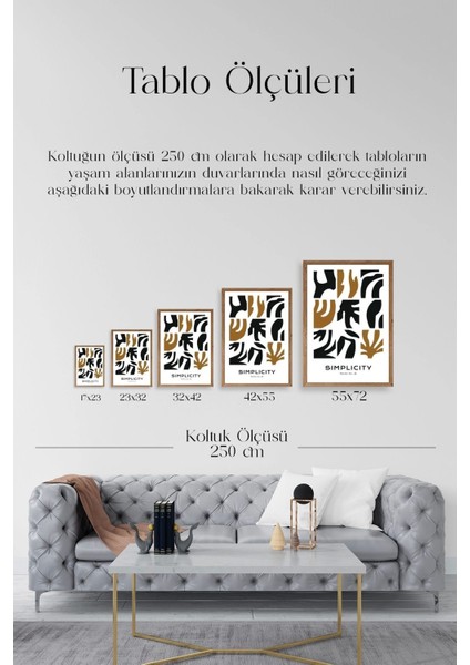 Soyut Poster Ahşap Çerçeveli Tablo indirimleri