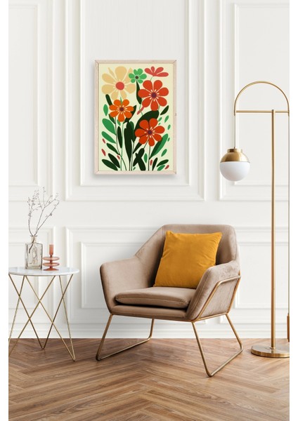 Çiçek Ahşap Çerçeveli Tablo fiyatları