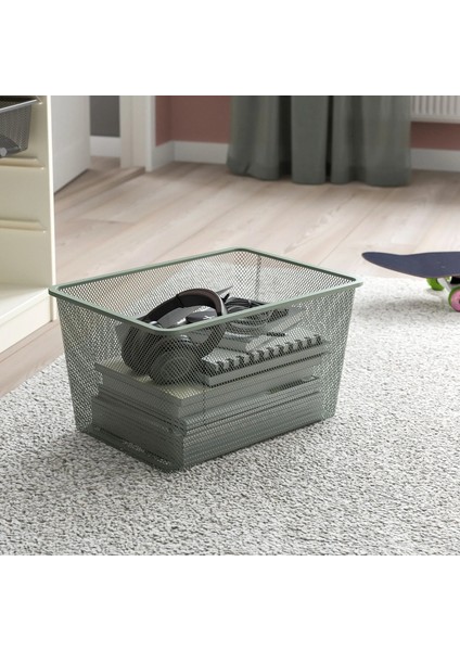 Trofast Saklama Ünitesi Beyaz Koyu Gri Açık Yeşil Gri 99 x 44 x 56 cm indirimleri