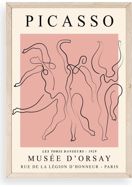 Picasso Ahşap Çerçeveli Tablo