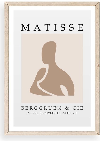 Modern Ahşap Çerçeveli Tablo