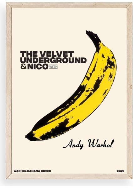 Andy Warhol Ahşap Çerçeveli Tablo