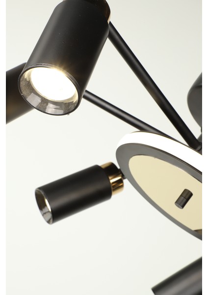 Linz Ledli 7 .li Avize Siyah fırsatları