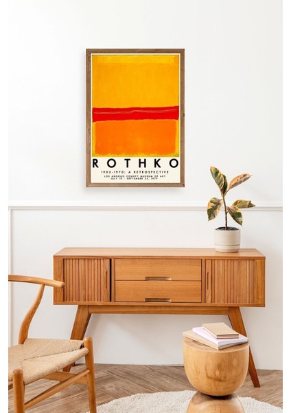 Rothko Ahşap Çerçeveli Tablo modelleri