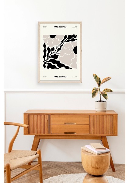 Çiçek Ahşap Çerçeveli Tablo modelleri