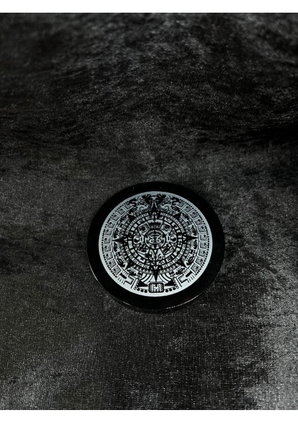 Obsidyen Ayna Sembollü 10 cm