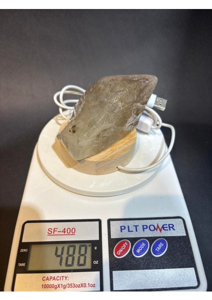 Kristal Kuvars Doğaltaş Huzur Lamba