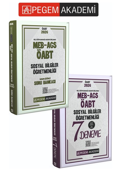 PEGEM AKADEMİ 2026 MEB AGS ÖABT Sosyal Bilgiler Öğretmenliği Tama