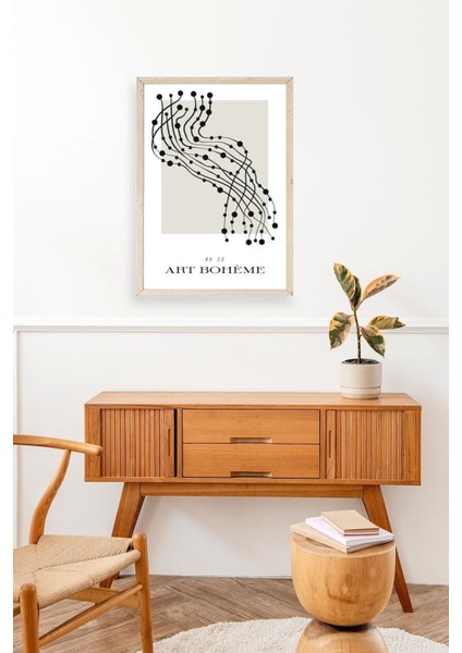 Soyut Ahşap Çerçeveli Tablo modelleri