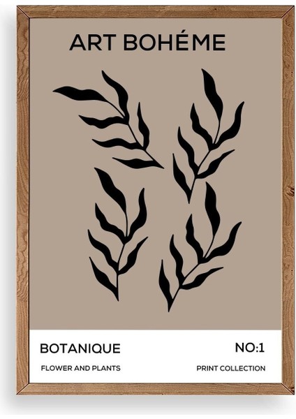 Art Boheme Ahşap Çerçeveli Tablo