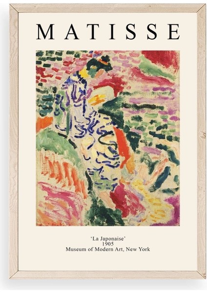 Matisse Ahşap Çerçeveli Tablo
