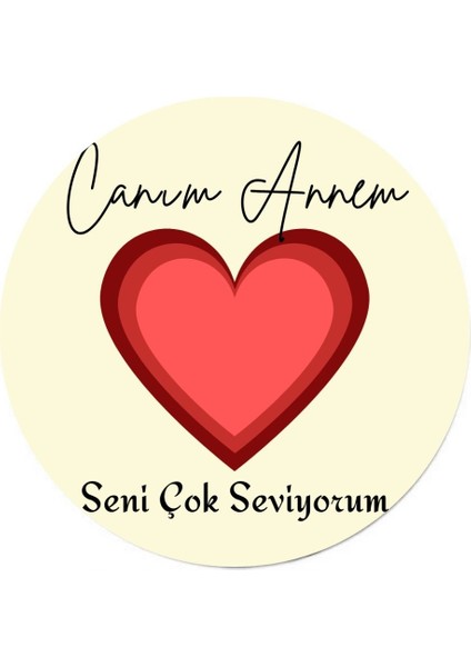 Canım Annem Tasarımlı Mdf Ikili Bardak Altlığı – Anneler Günü Hediyesi modelleri