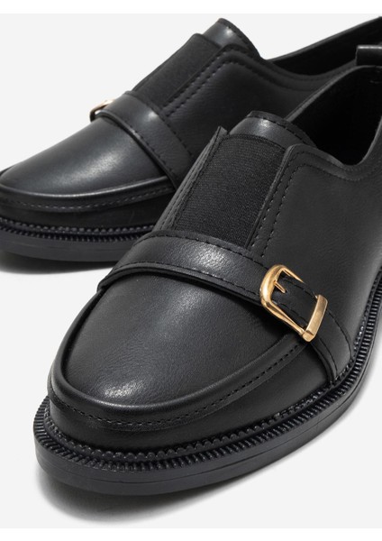 Lastikli Günlük Kadın Ayakkabı Siyah modelleri