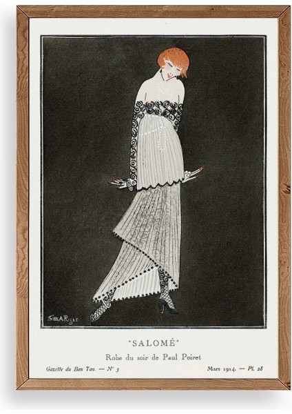 Bon Ton Ahşap Çerçeveli Tablo