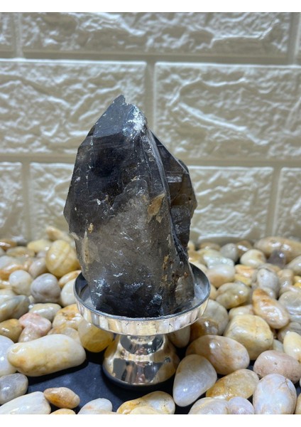 Morion Kuvars Doğaltaş Özel Stantlı modelleri