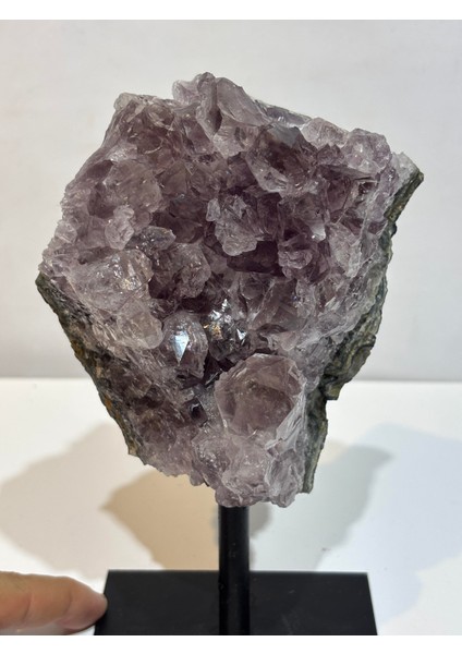 Brezilya Ametist Doğaltaş Siyah Demir Stantlı modelleri