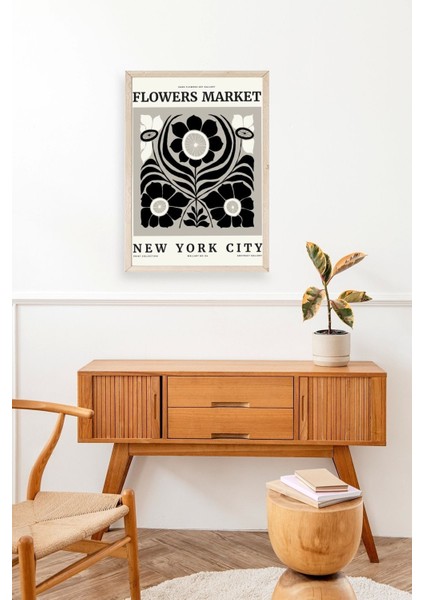 Çiçek Ahşap Çerçeveli Tablo modelleri