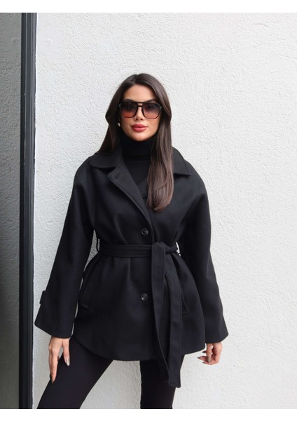 Bağlamalı Kısa Kaşe Kaban fırsatları