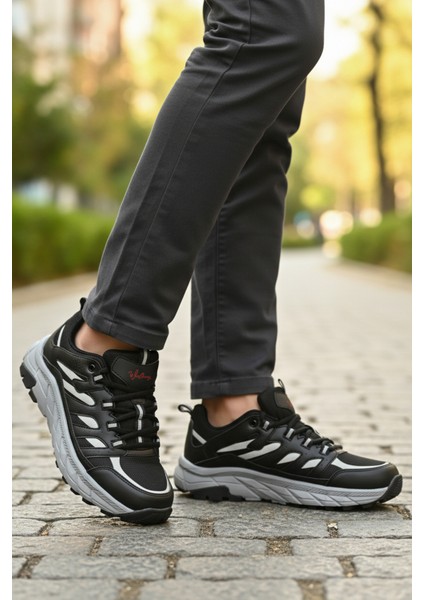 Siyah Buz Bağcıklı Kaymaz Erkek Outdoor Ayakkabı Sedona M modelleri