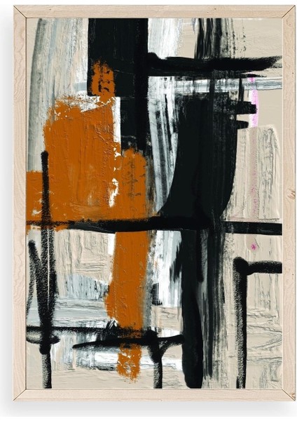 Modern Ahşap Çerçeveli Tablo